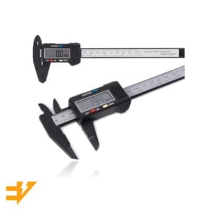 Paquimetro Packlist Digital de plástico preto robusto (0 a 150mm) – EVOLT