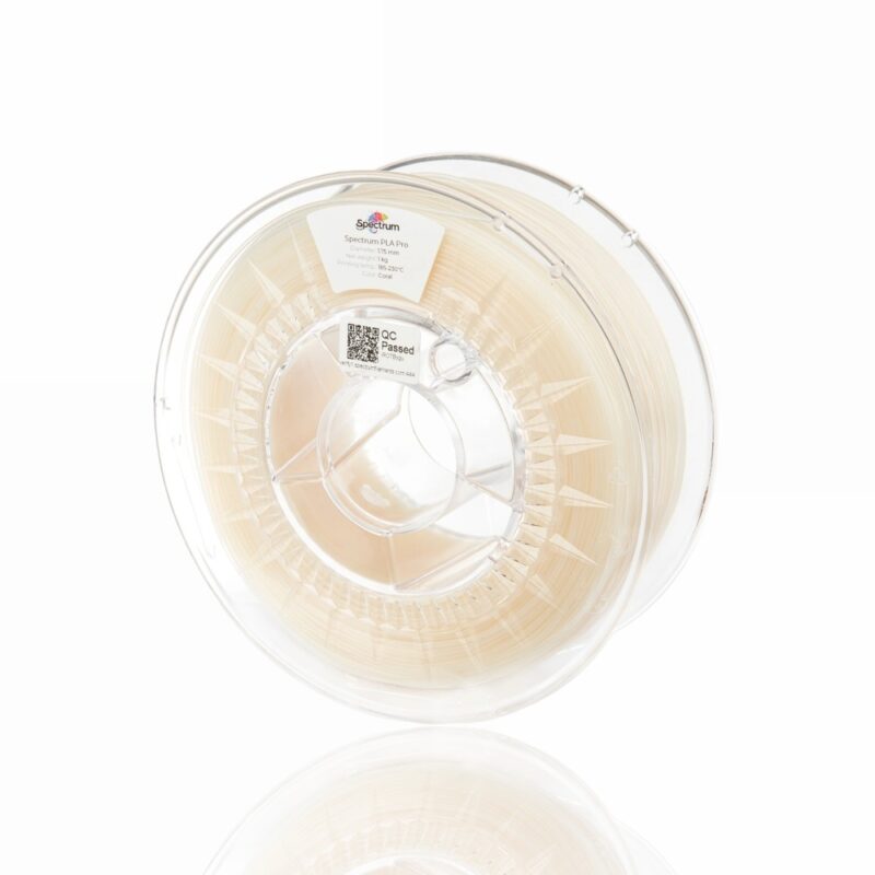pla pro evolt portugal espana filamento impressao 3d coral milky transparent
