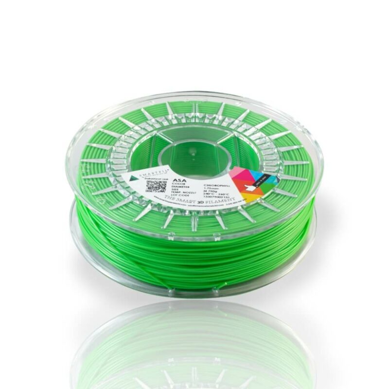 ASA evolt smartmaterials 3d portugal espana 3d print immpressão 3d verde clorofila