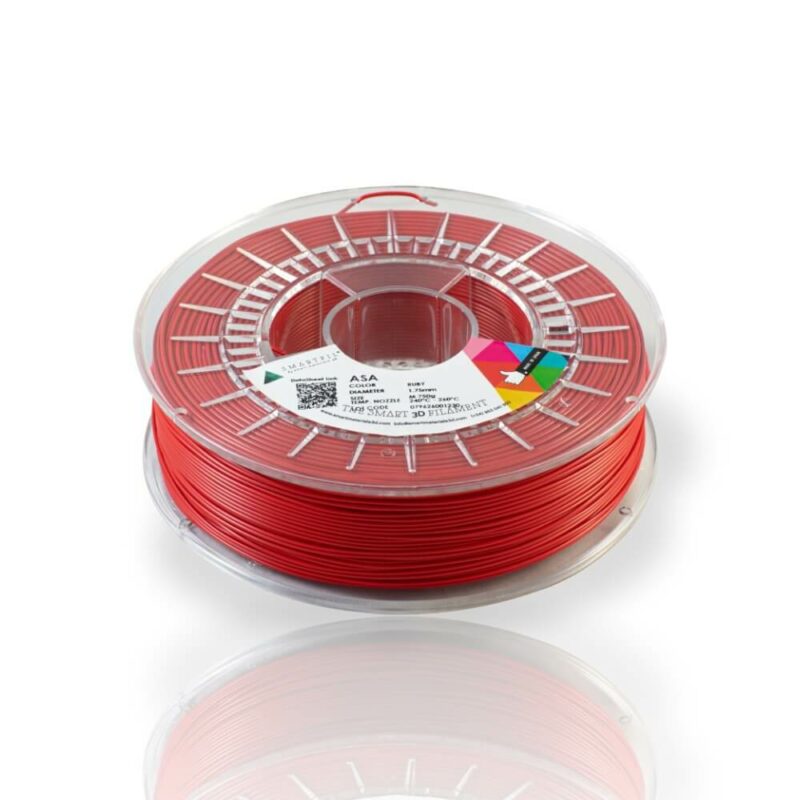 ASA evolt smartmaterials 3d portugal espana 3d print immpressão 3d vermelho
