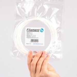 PLA 10m (Amostra) White – Filament PM