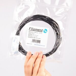 TPE 32 81A 10m (Amostra) RUBBERJET FLEX BLACK ( Menos macio ) – Filament PM