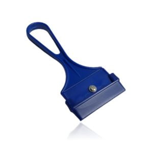 Espátula Raspador de Plástico com lâmina de metal (Razor Scraper) Azul – OEM