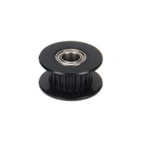 Polia para alinhamento Correia GT2 20 Dentes Rolamento 5mm Furo Alumínio Preto ( GT2 timing belt pulley ) – AIMSOAR