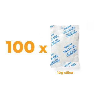 1000g Lote 100 x 10g Sacos Silica Gel de Poros Estreitos Dessecante Absorvente Premium Desumidificador Humidade – OEM