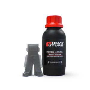 500ml Platinum LCD Series Resina Impressão 3D LCD e DLP UV (385 – 420nm) Translucent Black – FORMFUTURA