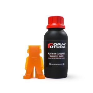 500ml Platinum LCD Series Resina Impressão 3D LCD e DLP UV (385 – 420nm) Translucent Orange – FORMFUTURA