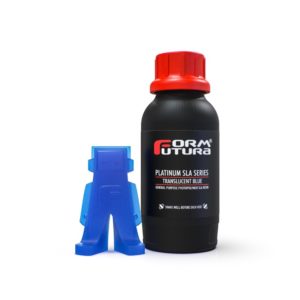 500ml Platinum SLA Series Resina Impressão 3D LCD e DLP UV (385 – 405nm) Translucente Blue – FORMFUTURA