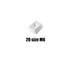 Porca Roscada em T M6 perfil 2020 T-Nut (slide nut) – AIMSOA
