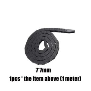 1m Calha Correia lagarta para cabos com abertura 7x7mm ( drag chain ) – AIMSOAR