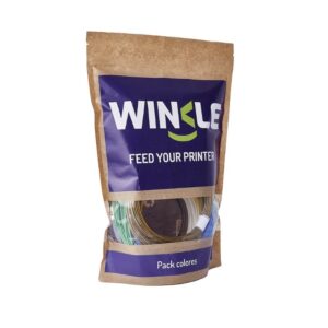 PACK COLORS 8 AMOSTRAS PLA HD 200g (Filamento compatível Caneta PEN 3D Várias cores) – WINKLE