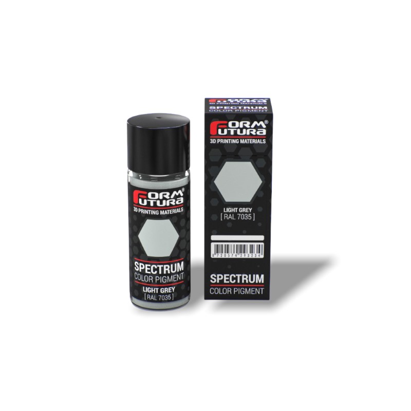25g Pigmento Resina Impressão 3D Spectrum Color Pigment Light Grey RAL 7035 - FORMFUTURA
