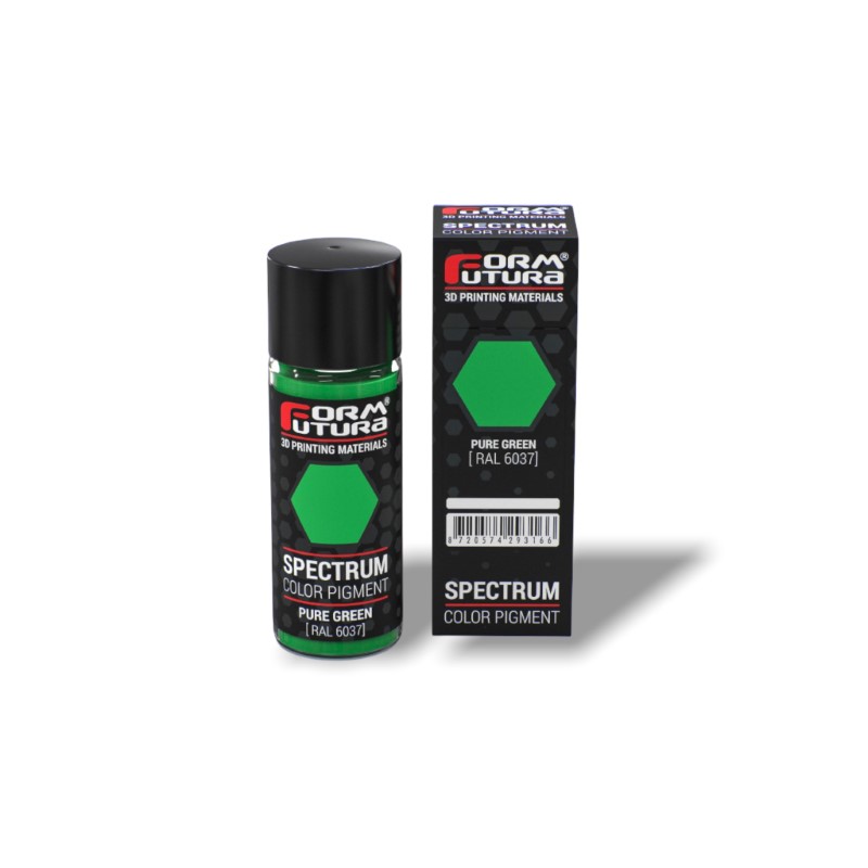 25g Pigmento Resina Impressão 3D Spectrum Color Pigment Pure Green RAL 6037 - FORMFUTURA