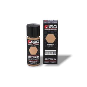 25g Pigmento Resina Impressão 3D Spectrum Color Pigment Brown Beige RAL 1011 – FORMFUTURA