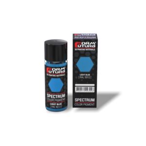 25g Pigmento Resina Impressão 3D Spectrum Color Pigment Light Blue RAL 5012 – FORMFUTURA