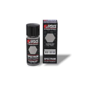 25g Pigmento Resina Impressão 3D Spectrum Color Pigment Platinum Grey RAL 7036 – FORMFUTURA