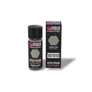 25g Pigmento Resina Impressão 3D Spectrum Color Pigment Concrete Grey RAL 7023 – FORMFUTURA