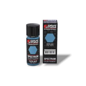 25g Pigmento Resina Impressão 3D Spectrum Color Pigment Pastel Blue RAL 5024 – FORMFUTURA