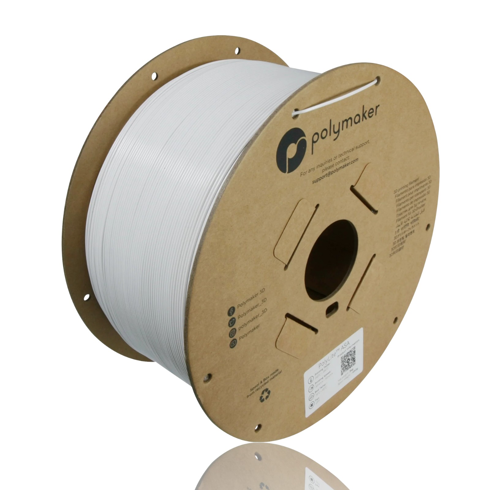 PolyLite_ASA_White_175_Spool_Picture_Isometric_Top_b1ed6b18-b474-4d8a-88a4-a5d8c94898dc-(WEBSITE EVOLT)