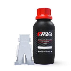 500ml Engineering LCD Resin Flex 63A Resina Impressão 3D UV Transparente Clear – FORMFUTURA