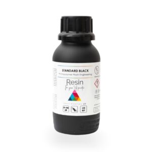 500ml Resina Impressão 3D LCD e DLP UV Standard Black – Smart Materials 3D