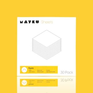 Form Sheets 30 Pack Folhas Brancas Máquina de Termoformagem – MAYKU