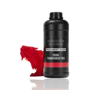 Prusament Resin Tough Transparent Red 1kg – Prusa Original