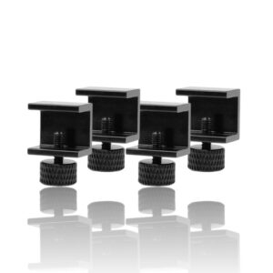 KIT 4 Clip Mola Vidro hotbed Cama Quente Plataforma Carbon Crystal Glass Heatbed CR10 Ender 3 (Hot Bed Glass Plate Holder Stainless Steel fixing clamp) – AIMSOAR