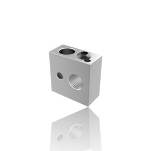 Heat Block de Alumínio para MK7 MK8 20X20X10mm Parafuso largo ( Heatblock bloco de aquecimento  ) – AIMSOAR