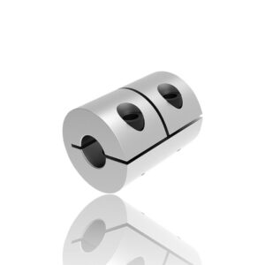 União Acoplador Rigido 5mm 8mm Alumínio D20L25 ( Rigid coupling 5mmX8mmx25mm ) – AIMSOAR