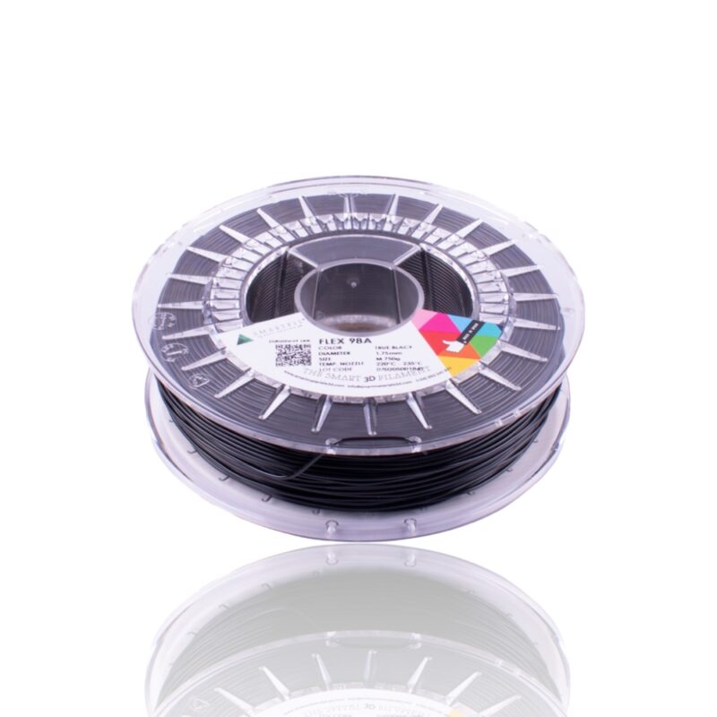 bobina flex 98A true black 1.75 low evolt portugal espana filamento impressao 3d
