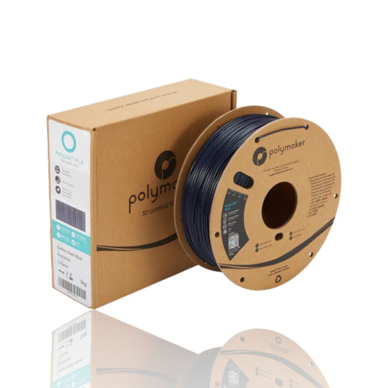 PolyLite PLA 175 Spool Picture Asymmetric evolt portugal espana filamento impressao 3d galaxy azul blue glitter