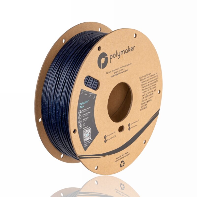 pla galaxy polymaker dark blue evolt portugal espana filamento impressao 3d
