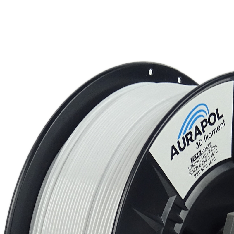 AURAPOL PETG Filament White 1 Portugal Espana Evolt Impressao 3D