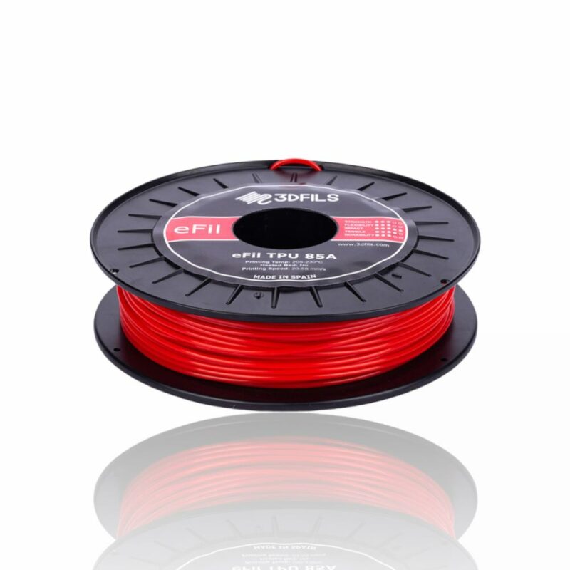 TPU 85A RED-Portugal-Espana-Evolt-Impressao-3D