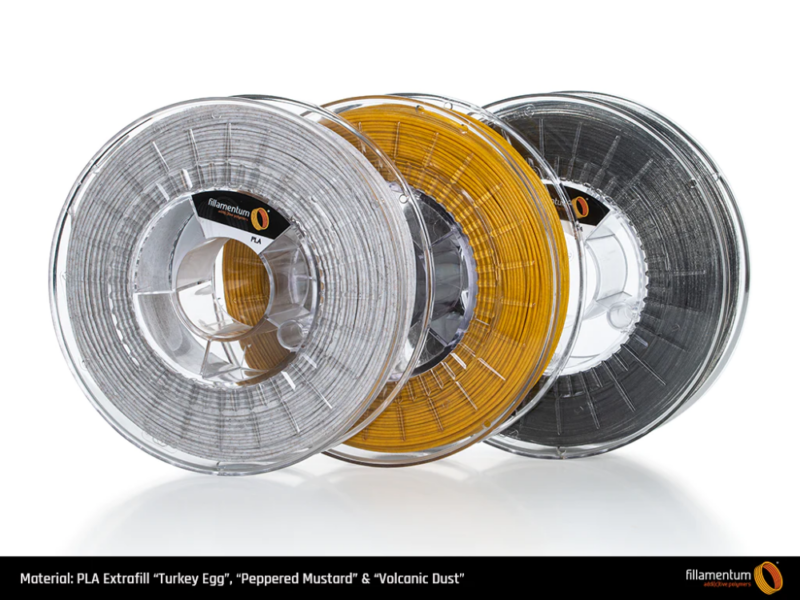 PLA_Extrafill_Spools_TurkeyEgg_PepperedMustard_VolcanicDust_Portugal-Espana-Evolt-Impressao-3D