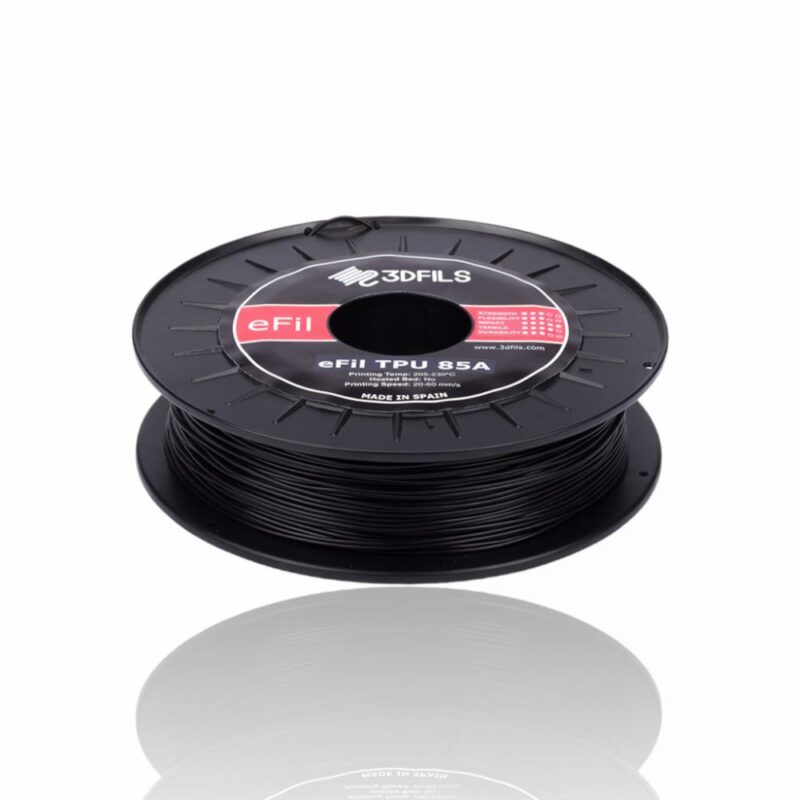 TPU85A BLACK Portugal Espana Evolt Impressao 3D