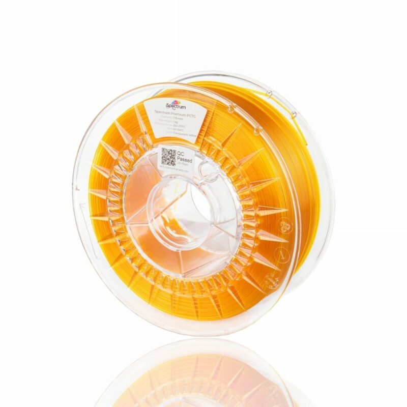 pctg evolt-portugal espana filamento impressao 3d transparent yellow
