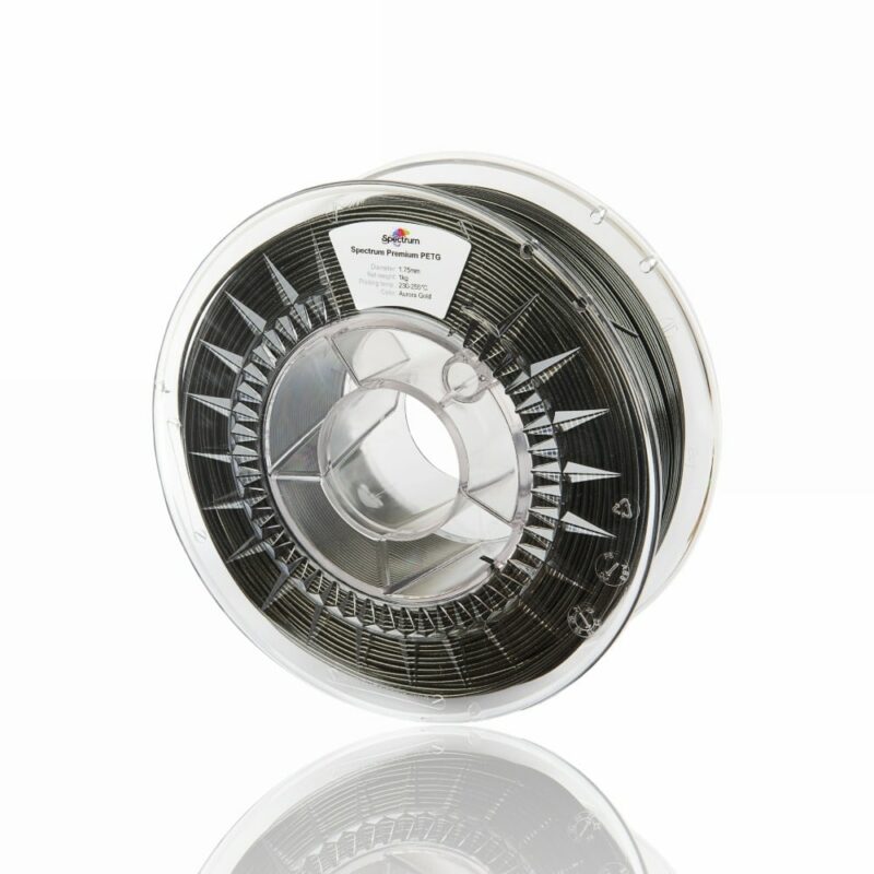 petg glitter evolt portugal espana filamento impressao 3d aurora gold