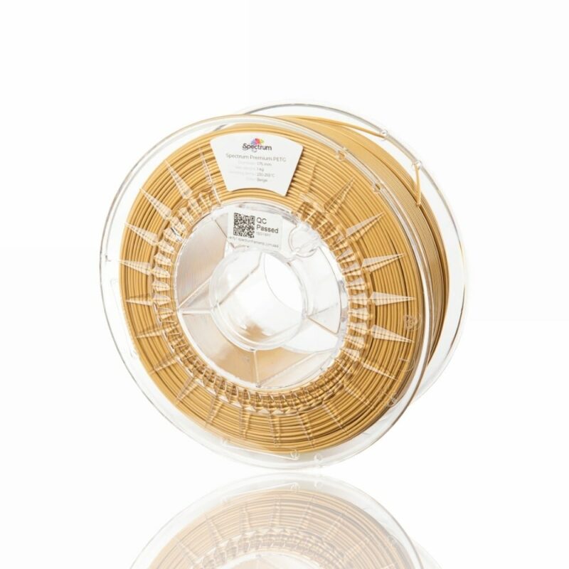 petg premium evolt portugal espana filamento impressao 3d beige