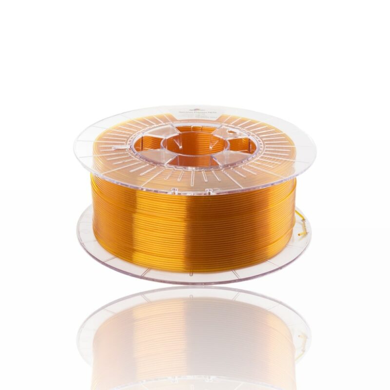 petg premium evolt portugal espana filamento impressao 3d transparent yellow amarelo