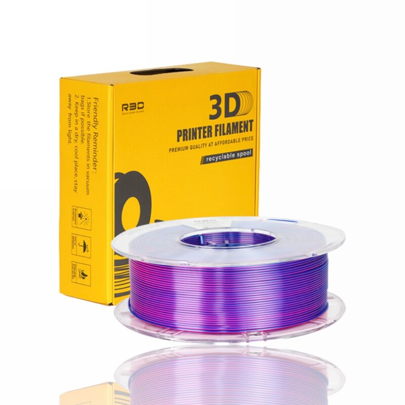R3D Dual PLA evolt portugal espana filamento impressao 3d rose red royal blue