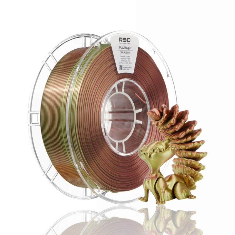 R3D Dual PLA evolt portugal espana filamento impressao 3d autumn