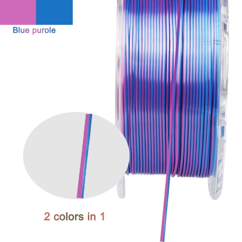 R3D Dual PLA evolt portugal espana filamento impressao 3d purple blue