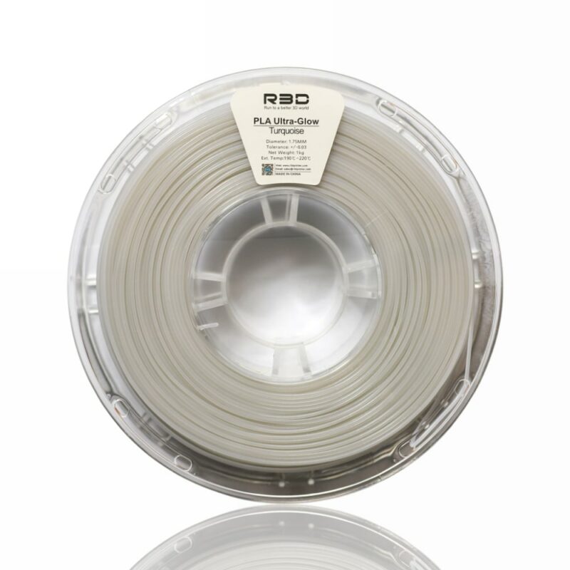 R3D ultra Glow evolt portugal espana filamento impressao 3d turquoise