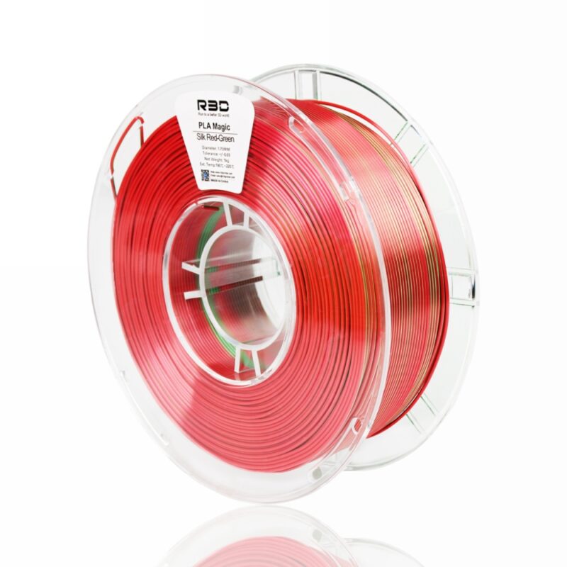 R3D Dual PLA evolt portugal espana filamento impressao 3d red green