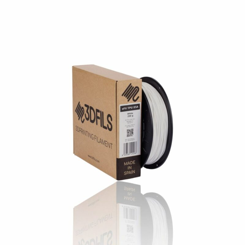 TPU85A WHITE Portugal Espana Evolt Impressao 3D