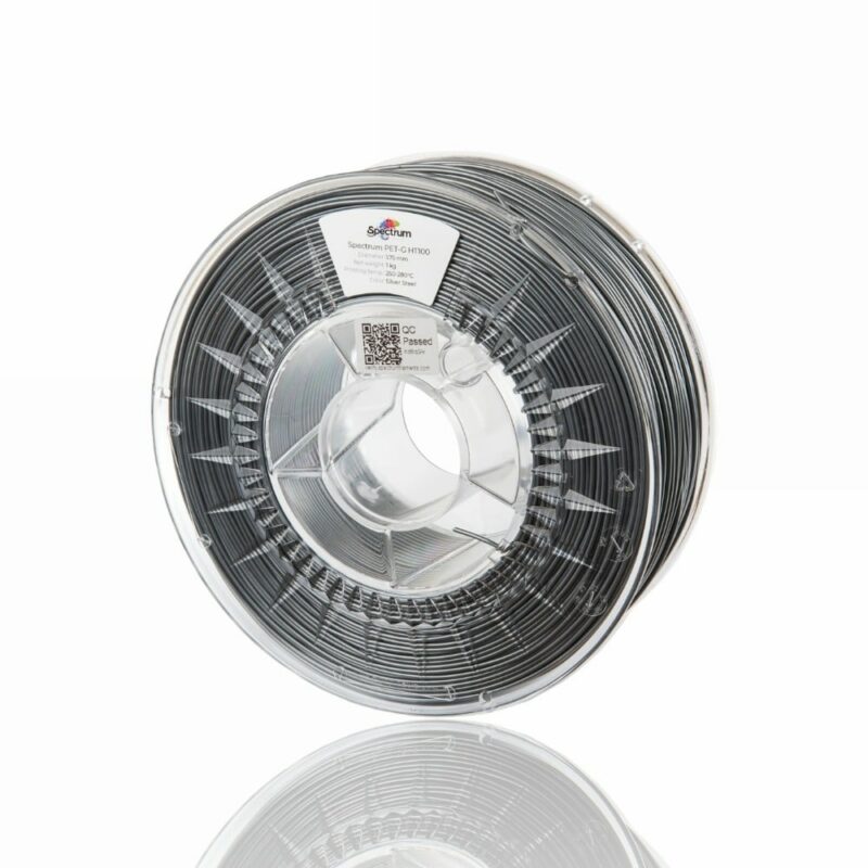 petg ht100 2 evolt portugal espana filamento impressao 3d silver steel