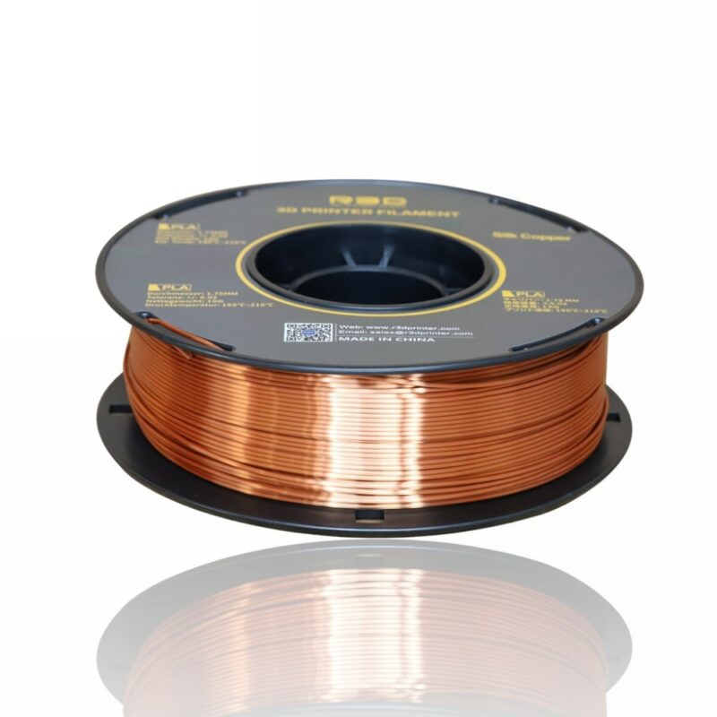 r3d pla silk evolt portugal espana filamento impressao 3d copper