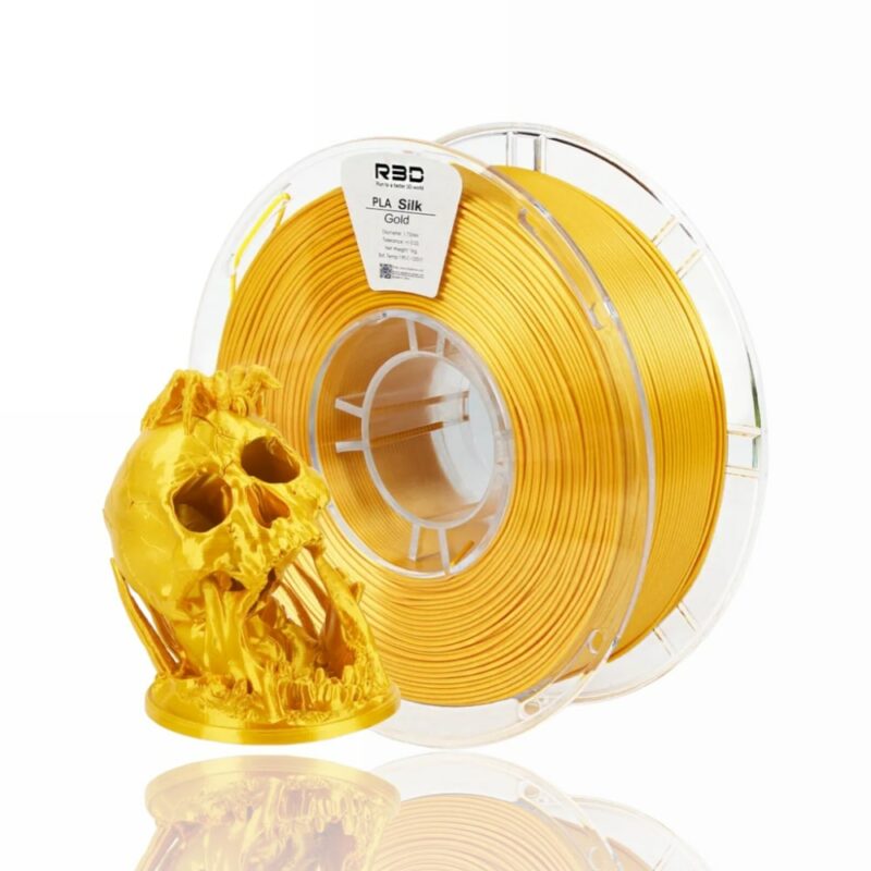 r3d pla silk evolt portugal espana filamento impressao 3d gold
